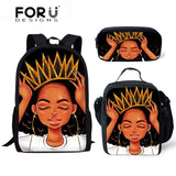 Black Girl Magic Melanin Prints Book Bag