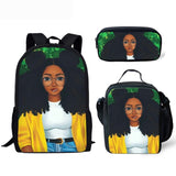 Black Girl Magic Melanin Prints Book Bag