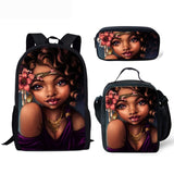 Black Girl Magic Melanin Prints Book Bag