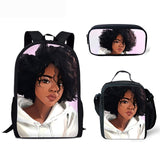 Black Girl Magic Melanin Prints Book Bag