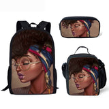 Black Girl Magic Melanin Prints Book Bag