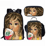 Black Girl Magic Melanin Prints Book Bag