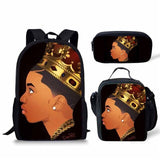 Black Girl Magic Melanin Prints Book Bag