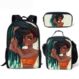 Black Girl Magic Melanin Prints Book Bag