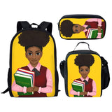 Black Girl Magic Melanin Prints Book Bag