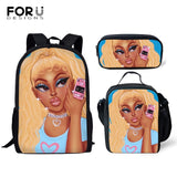 Black Girl Magic Melanin Prints Book Bag
