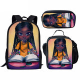 Black Girl Magic Melanin Prints Book Bag