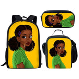 Black Girl Magic Melanin Prints Book Bag