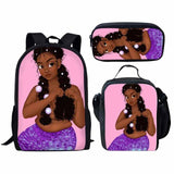 Black Girl Magic Melanin Prints Book Bag