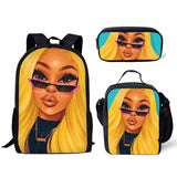 Black Girl Magic Melanin Prints Book Bag