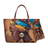 FORUDESIGNS Women Bags for Black Art African Girls Design Luxury Handbag&Purse Set Ladies Top-Handle Bags Females Beach Bag 2019