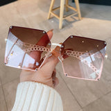 Super Large Gradient Sunglasses