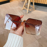 Super Large Gradient Sunglasses