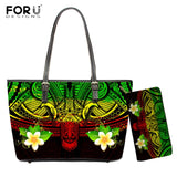 FORUDESIGNS New Fashion Flower Style Bags for Women 3D Beauty Plumeria Pattern PU Handbags Zipper Waterproof Shoulder Bag Purses