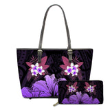 FORUDESIGNS New Fashion Flower Style Bags for Women 3D Beauty Plumeria Pattern PU Handbags Zipper Waterproof Shoulder Bag Purses