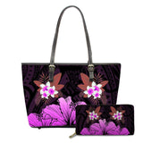 FORUDESIGNS New Fashion Flower Style Bags for Women 3D Beauty Plumeria Pattern PU Handbags Zipper Waterproof Shoulder Bag Purses