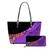 FORUDESIGNS New Fashion Flower Style Bags for Women 3D Beauty Plumeria Pattern PU Handbags Zipper Waterproof Shoulder Bag Purses
