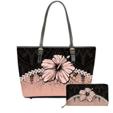 FORUDESIGNS New Fashion Flower Style Bags for Women 3D Beauty Plumeria Pattern PU Handbags Zipper Waterproof Shoulder Bag Purses