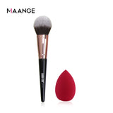 Professional blusher brush 2 heads Nylon Make up Brushes