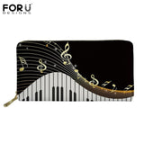 FORUDESIGNS Brand Designer 3D piano Pattern Ladies 2PCS Handbag&Purse Set Female Luxury Shoulder Tote Bags Femme Casual Had Bags