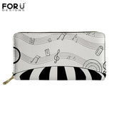 FORUDESIGNS Brand Designer 3D piano Pattern Ladies 2PCS Handbag&Purse Set Female Luxury Shoulder Tote Bags Femme Casual Had Bags