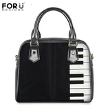 FORUDESIGNS Brand Designer 3D piano Pattern Ladies 2PCS Handbag&Purse Set Female Luxury Shoulder Tote Bags Femme Casual Had Bags