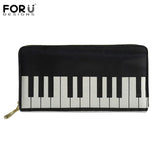 FORUDESIGNS Brand Designer 3D piano Pattern Ladies 2PCS Handbag&Purse Set Female Luxury Shoulder Tote Bags Femme Casual Had Bags