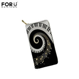 FORUDESIGNS Brand Designer 3D piano Pattern Ladies 2PCS Handbag&Purse Set Female Luxury Shoulder Tote Bags Femme Casual Had Bags