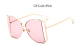 Pearls Half Round Sunglasses