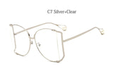 Pearls Half Round Sunglasses