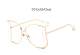 Pearls Half Round Sunglasses