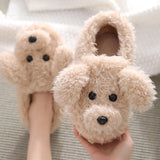 Teddy Bear Furry Flip Flop