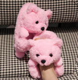 Teddy Bear Furry Flip Flop