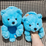 Teddy Bear Furry Flip Flop