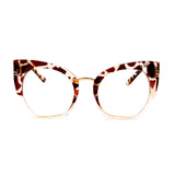 Oversize Cat Eye Glasses