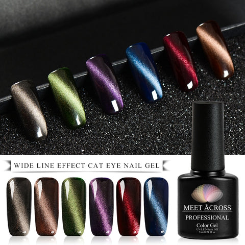 MEET ACROSS 3D/9D Chameleon Cat Eyes Gel Polish