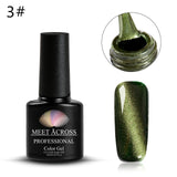MEET ACROSS 3D/9D Chameleon Cat Eyes Gel Polish