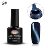 MEET ACROSS 3D/9D Chameleon Cat Eyes Gel Polish