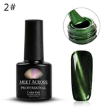 MEET ACROSS 3D/9D Chameleon Cat Eyes Gel Polish