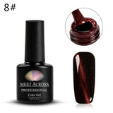 MEET ACROSS 3D/9D Chameleon Cat Eyes Gel Polish
