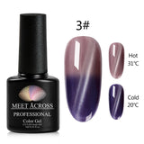 MEET ACROSS 3D/9D Chameleon Cat Eyes Gel Polish