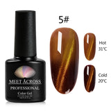 MEET ACROSS 3D/9D Chameleon Cat Eyes Gel Polish