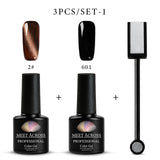 MEET ACROSS 3D/9D Chameleon Cat Eyes Gel Polish