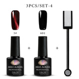 MEET ACROSS 3D/9D Chameleon Cat Eyes Gel Polish