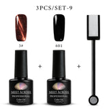 MEET ACROSS 3D/9D Chameleon Cat Eyes Gel Polish