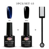 MEET ACROSS 3D/9D Chameleon Cat Eyes Gel Polish