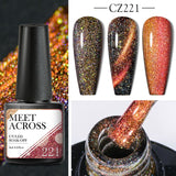 MEET ACROSS 3D/9D Chameleon Cat Eyes Gel Polish