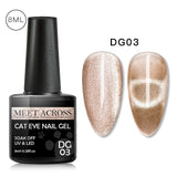 MEET ACROSS 3D/9D Chameleon Cat Eyes Gel Polish
