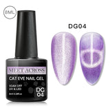 MEET ACROSS 3D/9D Chameleon Cat Eyes Gel Polish