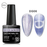 MEET ACROSS 3D/9D Chameleon Cat Eyes Gel Polish